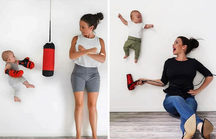 11 Creative And Straight-Up Adorable Pictures This Swedish Mom Took With Her Baby