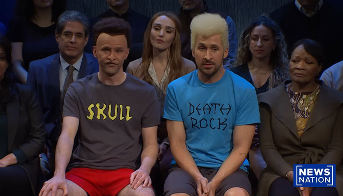 Ryan Gosling And Mikey Day Arrived At The Fall Guy Premiere Dressed As Beavis And Butt-Head