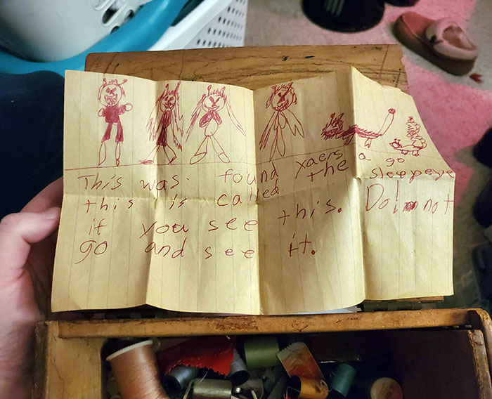 Found This While Cleaning Out An Old Sewing Kit