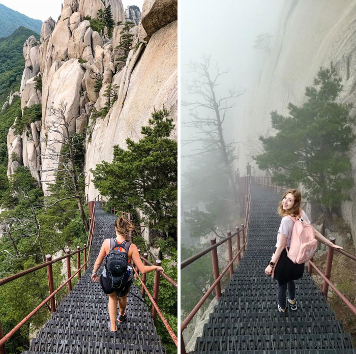 A Few Years Ago We Hiked A Mountain For The View On The Foggiest Day Possible