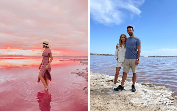 We Were All Hyped Up To Check Out The Pink Lake In Torrevieja... Only To Be Greeted By The Sad Sight Of A Not-So-Pink Lake On The Day Of Our Visit