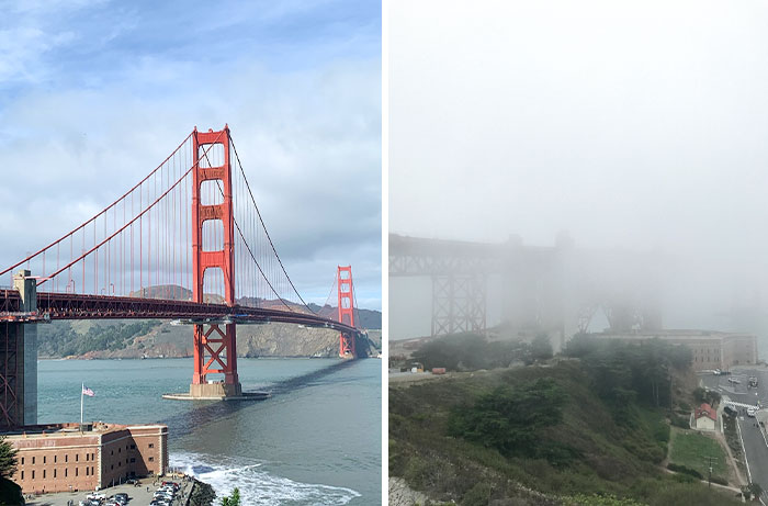 Months Of Savings, Traveled Over 5000 Miles And An 11-Hour Flight. Ladies And Gentlemen, The Golden Gate Bridge, San Francisco, CA