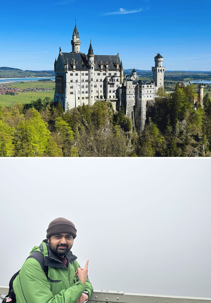 Went To See The Famous Neuschwanstein Castle And This Was Our View
