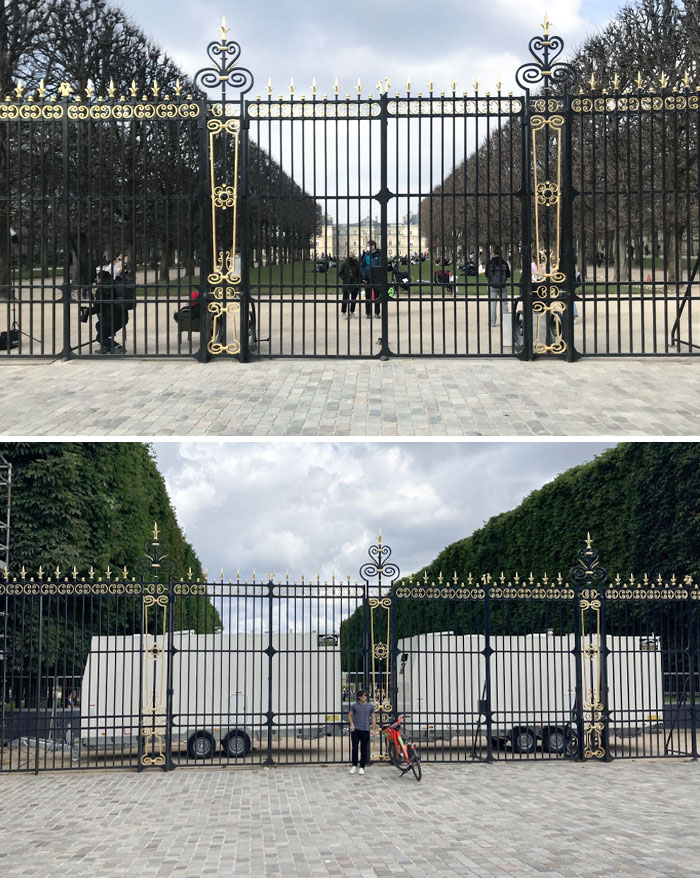  My Friend And I Were In Paris And Decided To Take The Pilgrimage To The Tame Impala Lonerism's Album Cover Gate. This Is What We Saw When We Got There