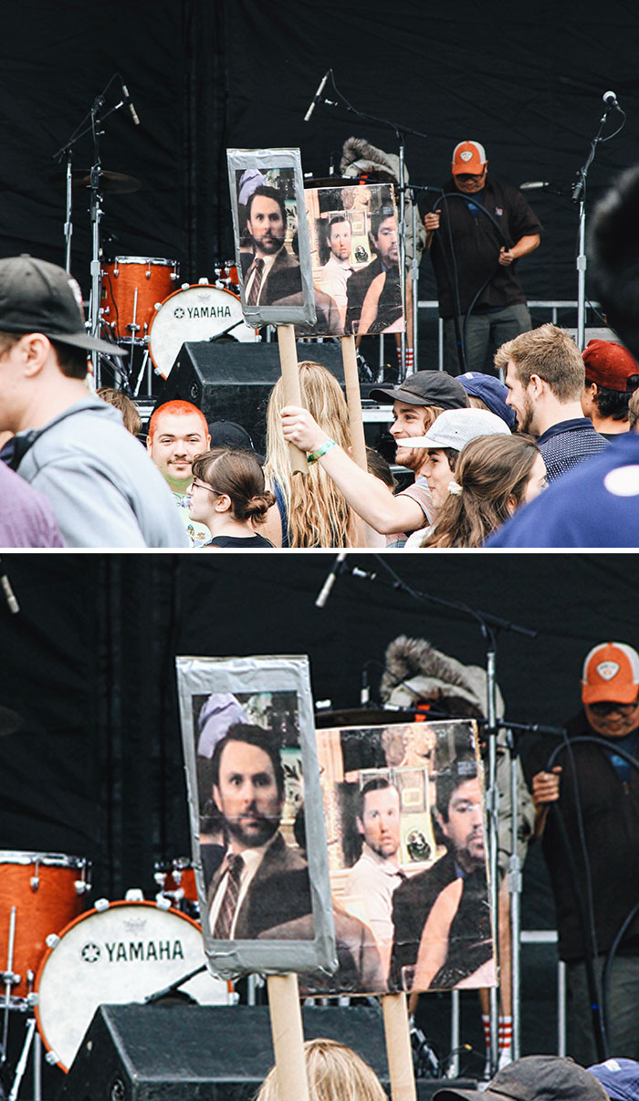 I Took A Picture Of These Signs At Outside Lands Festival