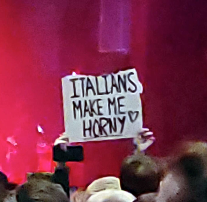 Funny Sign At The Concert I Was
