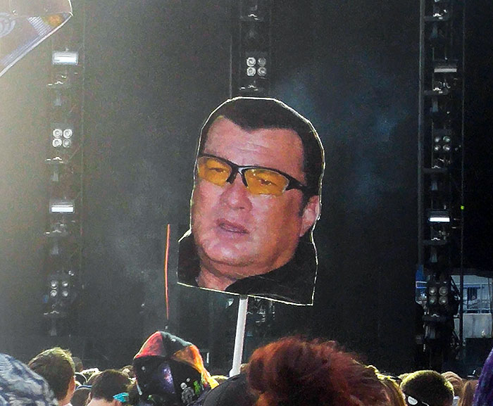 "I've Been A Festival Sign For About 37 Years" - Steven Seagal