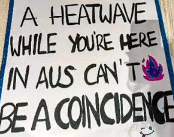 Harry Stared At My Sign For So Long