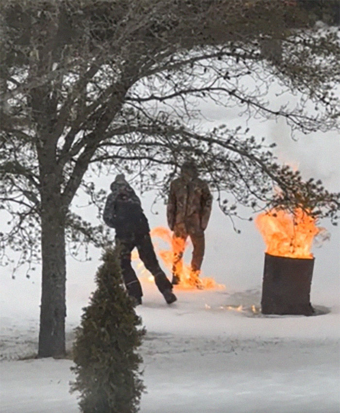 Saw The Neighbor Kids Playing With Fire, So I Pulled Out My Phone