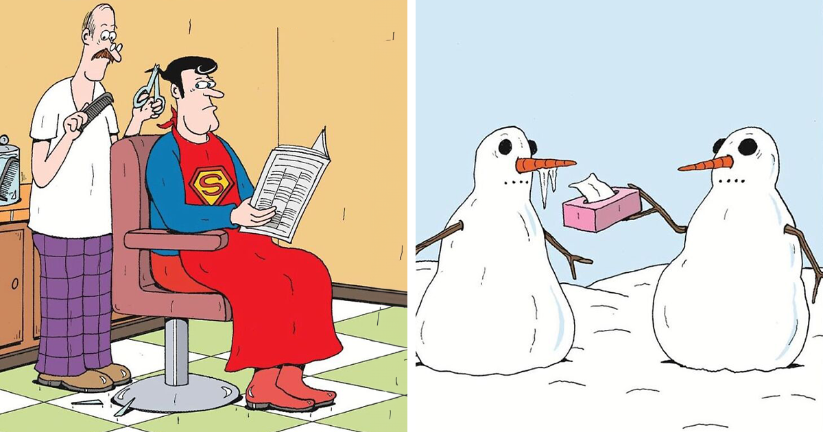 10 Divertidos cómics creados por Leigh Rubin para sacarte una sonrisa