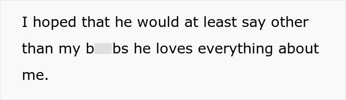Woman’s Husband Keeps Advocating For Breast Implants For Her, She Finally Snaps Woman’s Husband Keeps Advocating For Breast Implants For Her, She Finally Snaps