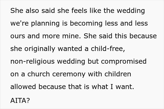Guy Runs His Wedding ‘Compromise’ Past People Online, Gets Called Out Guy Runs His Wedding ‘Compromise’ Past People Online, Gets Called Out