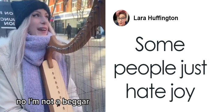 “I’m Not Begging”: A Harpist Impressively Keeps Her Composure While A “Karen” Berates Her