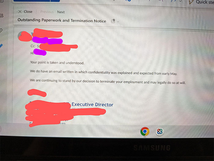 "Always Document Everything": Woman Gets Illegally Fired, Makes The Company Regret It