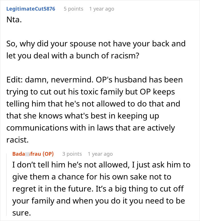 &ldquo;They&rsquo;re Not Savages&rdquo;: In-Laws Refuse To Eat Woman&rsquo;s Cooking, Regret It