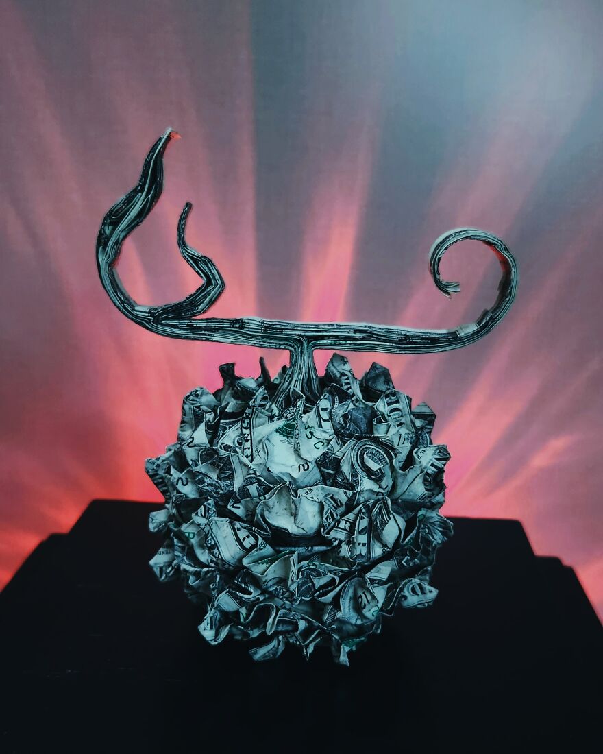 Money Origami Mera Mera No Mi Designed By Thanh Tung