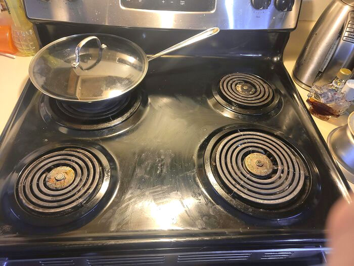 Apparently The Stove Is So Dirty It's Going To Give My Mother-In-Law A Staph Infection