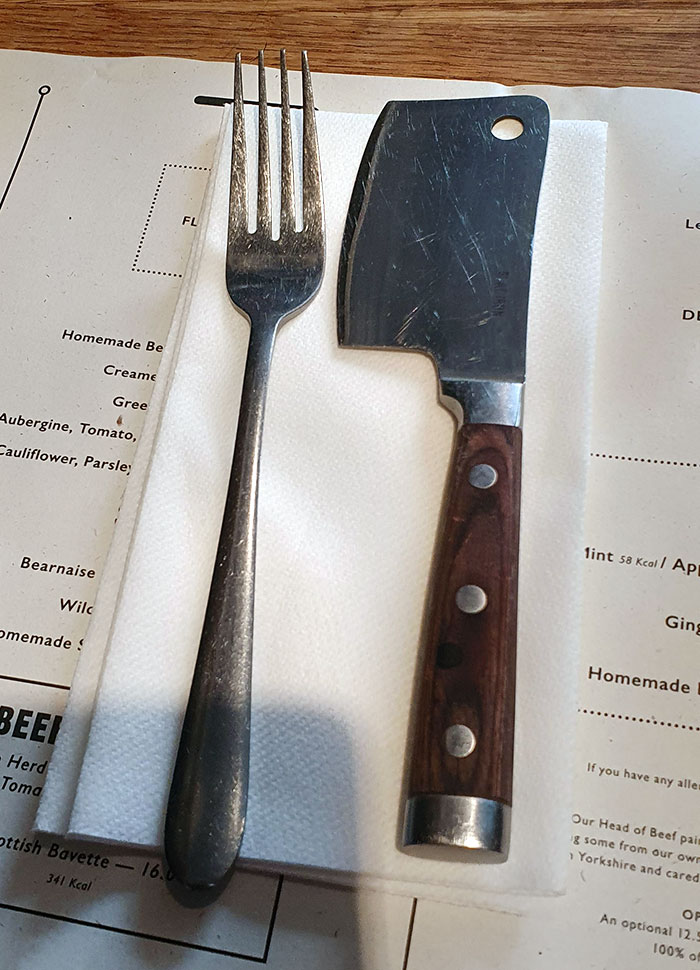 The Knives At This London Steakhouse Are Tiny Cleavers
