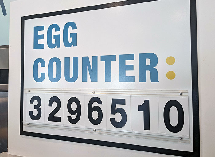 This Diner Counts The Eggs It Has Served Since It Opened