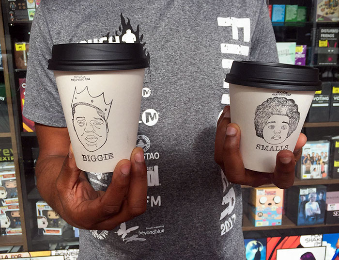 This Coffee Shop Has 2 Cup Sizes, Biggie And Smalls