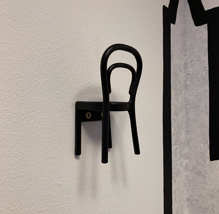 These Coat Hangers At A Cafe In London