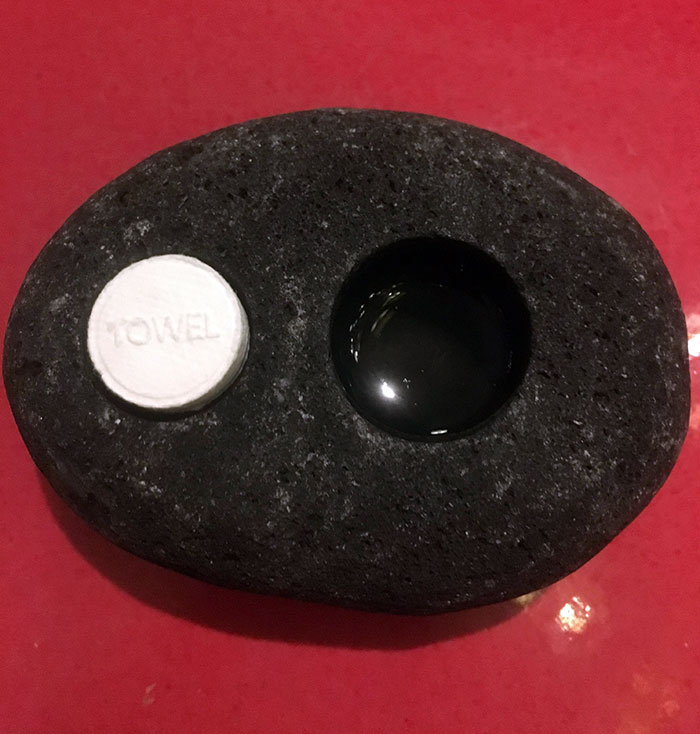 The Restaurant I’m Eating At Provides A Pill That Turns Into A Towel When Soaked In Water
