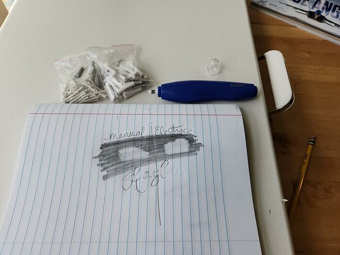 An Electric Pencil Eraser Is So Fun That You Will Want To Make More Mistakes 