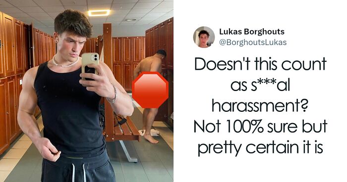 “Hope The Guy Presses Charges”: Gym-Goer’s Controversial Locker Room Selfie Exposes Unwitting Man