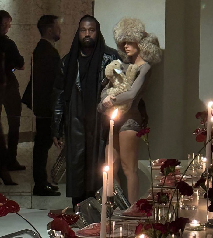 Bianca Censori Tests The Patience Of Italians Once More As She Covers Up Again With A Pillow