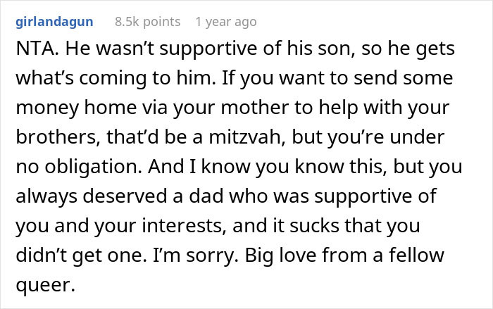 "Am I The Jerk For Moving Out When My Dad Told Me To?"