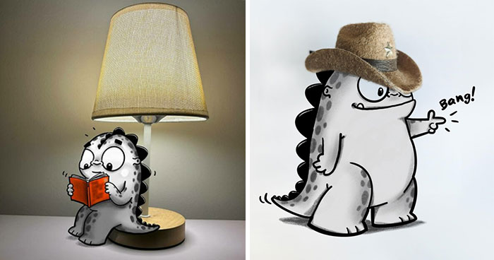 Drogo’s Latest Adventures: 42 Illustrations Of An Adorable Dragon Exploring The World