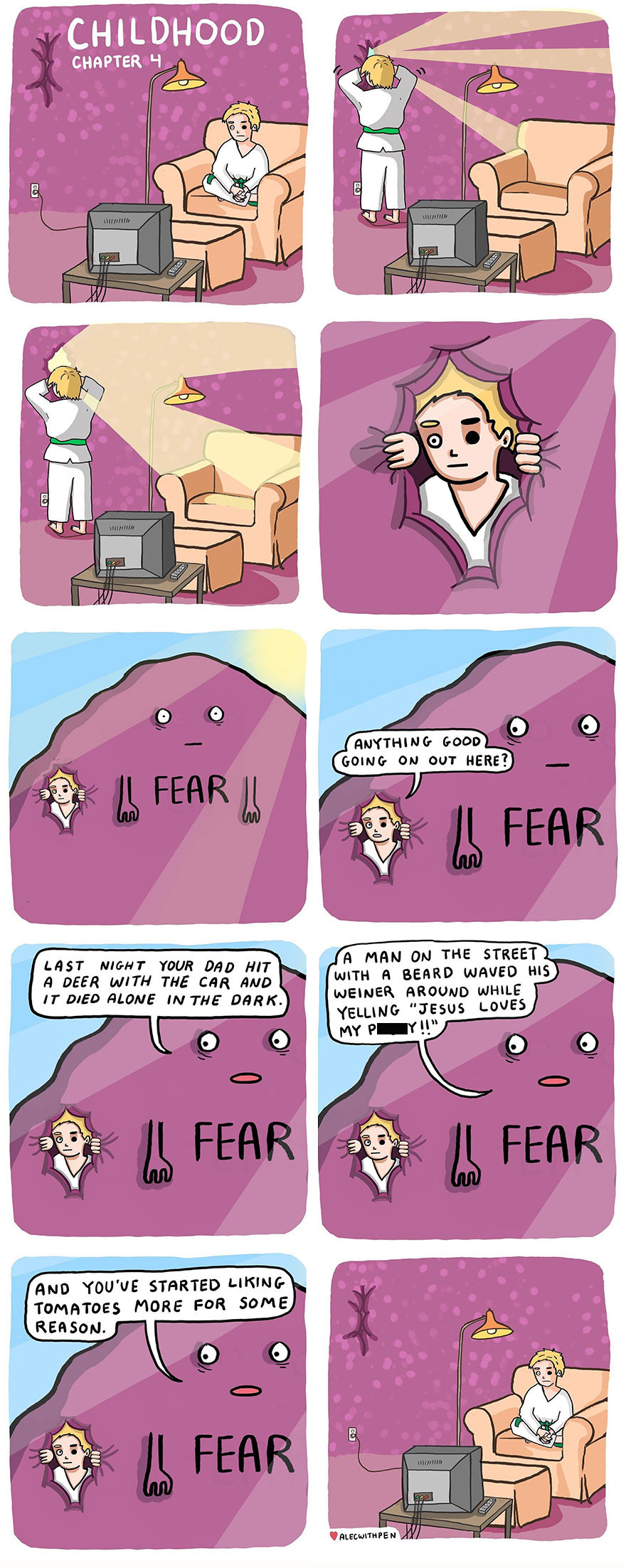 Laughing Through The Struggle: Alec With Pen's Comics Bring Mental Health Awareness With A Side Of Humor