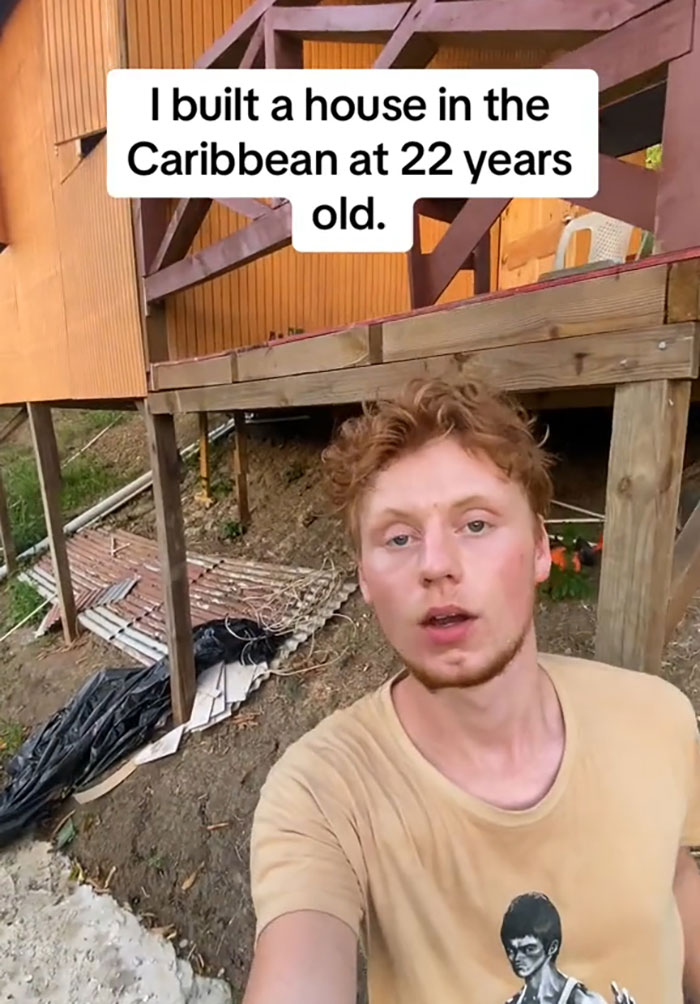 22-Year-Old Showcases Life After Building His Own House On Caribbean Island For Under $4,000 22-Year-Old Showcases Life After Building His Own House On Caribbean Island For Under $4,000