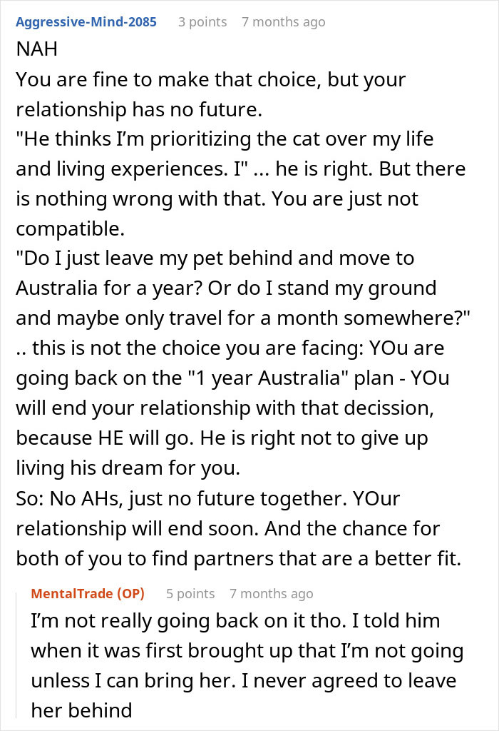 Woman Refuses To Leave Behind Her Cat To Travel Australia For A Year, Gets Dumped