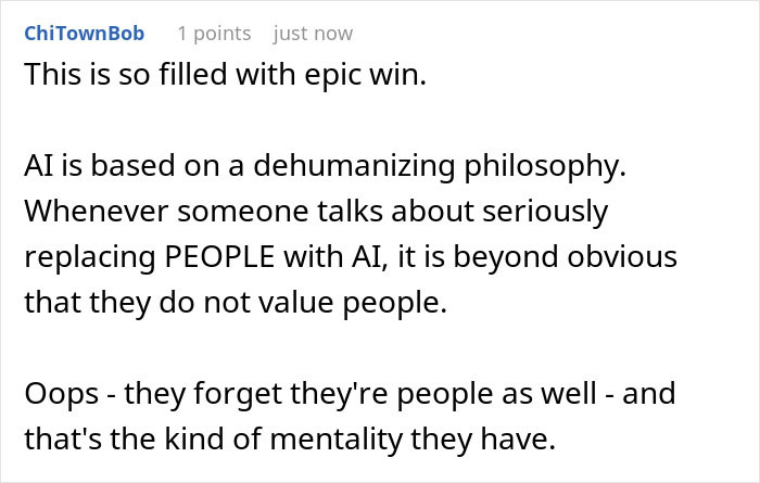 Middle Manager Thinks ChatGPT Can Replace Employees, Turns Out It Can Only Replace Him Middle Manager Thinks ChatGPT Can Replace Employees, Turns Out It Can Only Replace Him