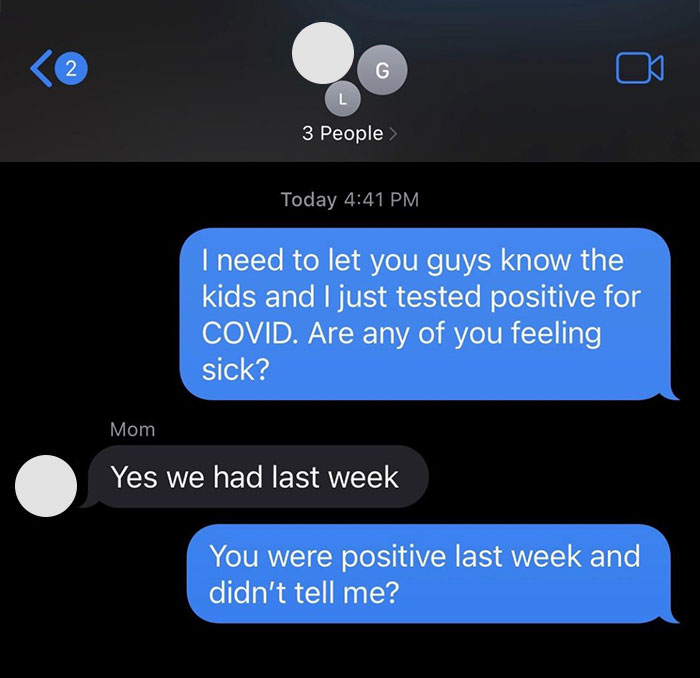 My Mother-In-Law Gave Us All COVID. Tested Positive And Never Told Us