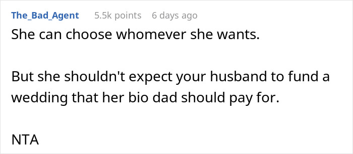 Bride Hurts Stepdad By Seeking Out Her Real Dad And Asking Him To Walk Her Down The Aisle