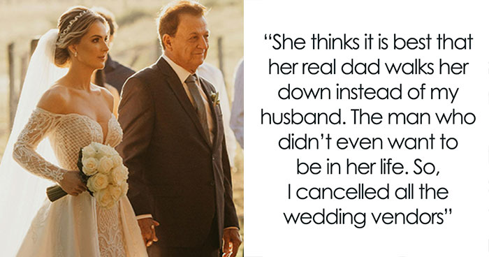 Bride Hurts Stepdad By Seeking Out Her Real Dad And Asking Him To Walk Her Down The Aisle