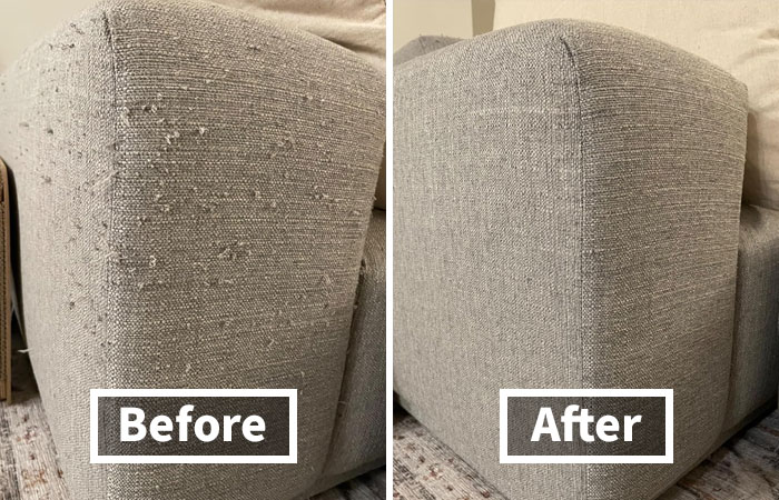 A Rechargable Fabric Shaver And Lint Remover Will Make Your Fabrics Look Good-As-New