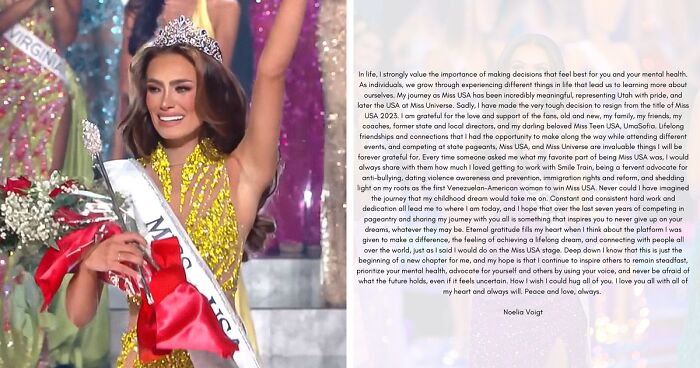 “I Am Silenced”: People Think Miss USA’s Resignation Post Hides Secret Cry For Help
