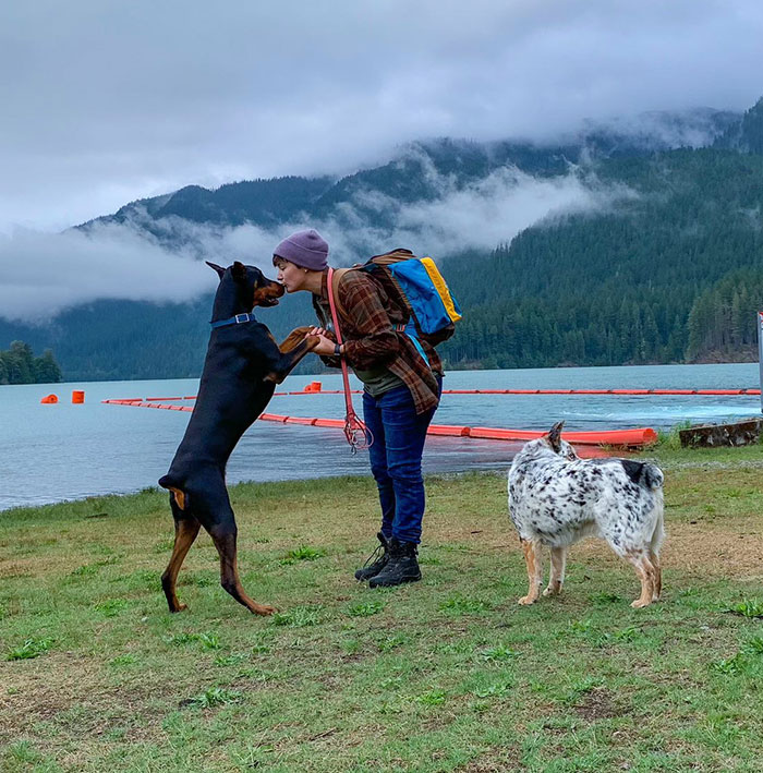 &ldquo;He&rsquo;s Scent-Trained To Alert&rdquo;: 3-Year-Old Dobermann Tobias Improves Chronically Ill Owner&rsquo;s Life