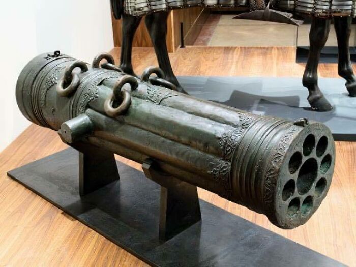 Cannon With Nine Bores. Ottoman Empire, 16th Century