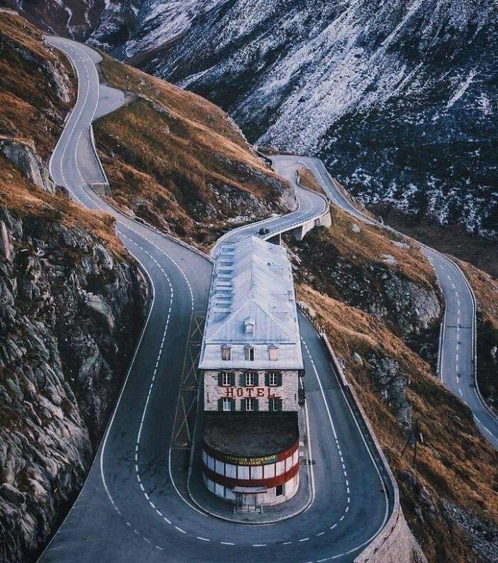 Abandoned Hotel Belvédère Was An Iconic Swiss Hotel On The Edge Of The Rhone Glacier. It Was Built In 1882 By Young Hotelier Josef Seiler In One Of The Hairpin Bends Of The Furka Pass, One Of The Snowiest Regions In Switzerland