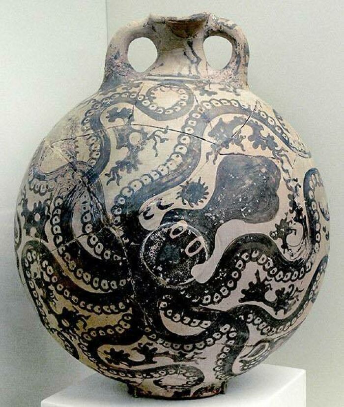 Octopus Vase From Palaikastro. Greek, 1500 Bce