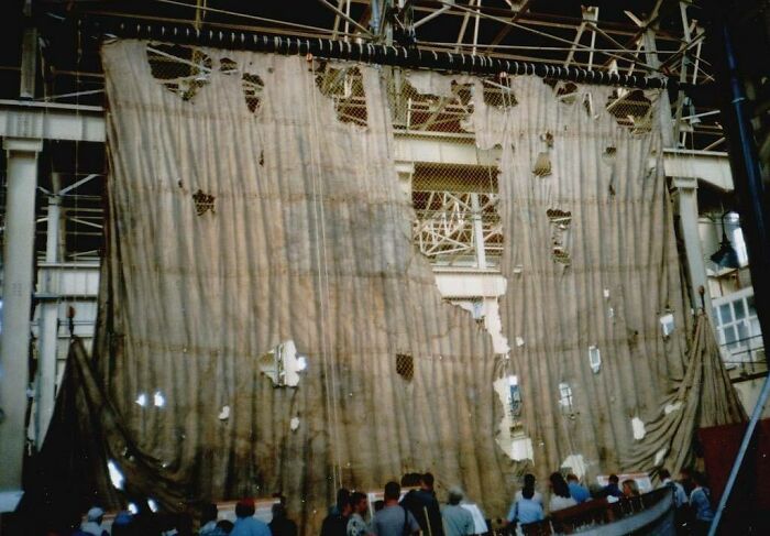 Topsail Of Hms Victory From The Battle Of Trafalgar, 1805