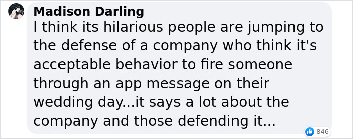 Bride Shocked To Receive A Message From Boss On Her Wedding Day Saying That She's Fired