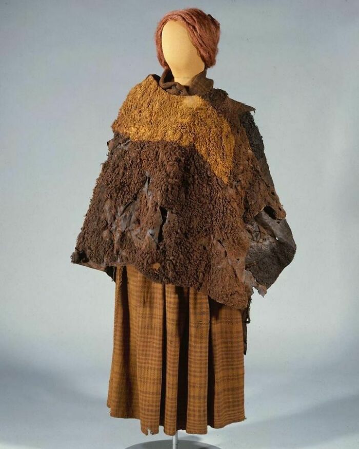 The 2000-Year-Old Clothes Of The Huldremose Woman, A Bog Body Recovered In 1879 From A Peat Bog Near Ramten In Denmark