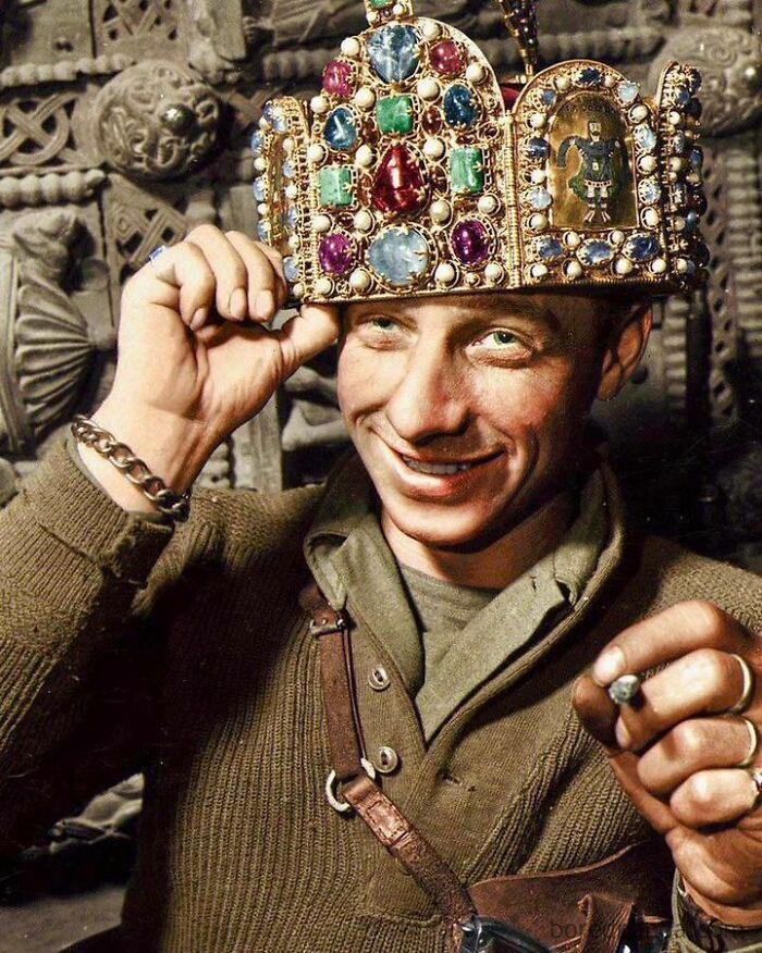 The Imperial Crown Of The Holy Roman Empire (Worn By Soldier Circa 1945). Made In 962 A.c