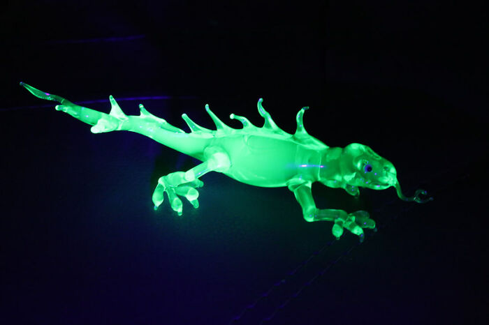 I Made This Uranium Glass Lizard I Made This Uranium Glass Lizard