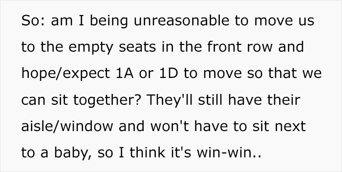 Mom Gets A Reality Check After Planning On A Stranger Giving Up Their Gold Member Seat For Her Mom Gets A Reality Check After Planning On A Stranger Giving Up Their Gold Member Seat For Her